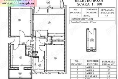 Apartament 3 camere de vanzare: Central- Gh.Gr.Cantacuzino(102mp) boxa - 1