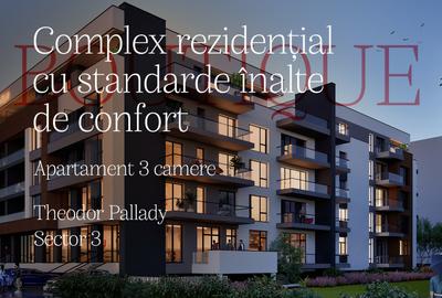 Apartament cu 3 camere decomandat în Theodor Pallady