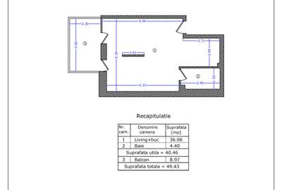 Studio spațios nou cu terasă | Sisești - 5