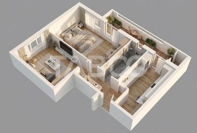 Apartament 2 camere decomandate si 41mp de gradina Doamna Stanca - 1