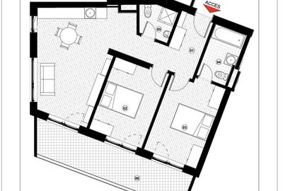 Tomis Plus - Celine Elegance - Vânzare apartament cu 3 camere, etaj 10. - 16