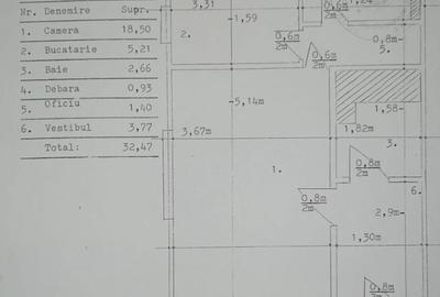 Garsoniera in bloc 1978 langa metrou Valea Ialomite, Drumul Taberei - 1
