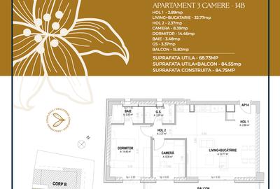 Direct Dezvoltator | Apartament 3 camere bloc Boutique - 15