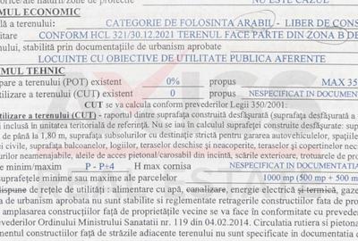 Teren 1000 mp intravilan, utilități, P+4E, zona canal – Mamaia Nord - 3