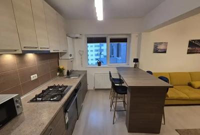 Apartament cu 2 camere semidecomandat, mobilat în Metalurgiei