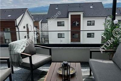 Penthouse 3 camere 2 bai parcare mobilat complet Turnisor Sibiu - 22