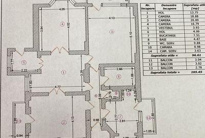 De vanzare Ap. 3 camere,pod, subsol in Vila, Hala Traian, sect. 3 - 7