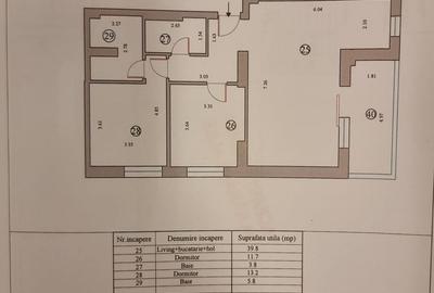 Apartament 3 camere vedere frontala spre mare - 17
