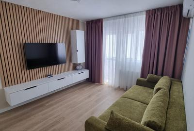 Apartament cu 2 camere semidecomandat, mobilat în Lujerului