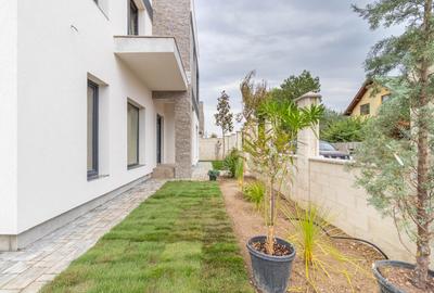 Casa individuala cu 5 camere. Aspect mediteranean. Teren 500 mp. Comision 0 - 7