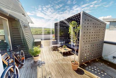Penthouse cu 3 camere, 89mp utili si terasa 118mp, mobilat, Cisnadie - 31