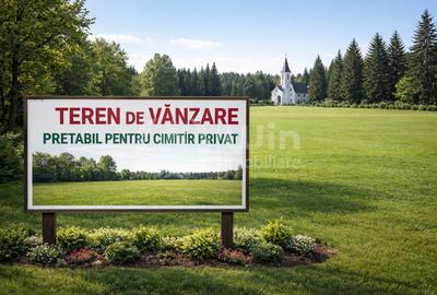 Teren pretabil pentru cimitir privat | 11.100 mp | Zona Moș Ion Roata - 1