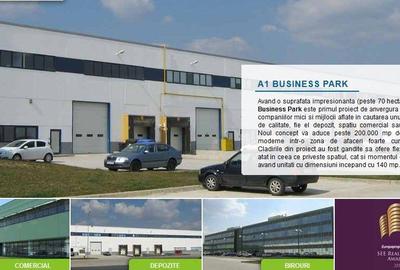 Teren proiectr logistic de vanzare A1 Km 13 Business Park - 2