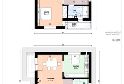 Vila Individuala cu 4 cam+mansarda, teren 230 mp! - 6