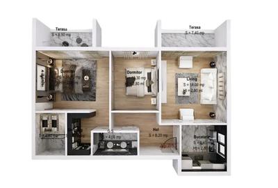 APARTAMENT 3 CAMERE Theodor Pallady 12 MIN METROU NICOLAE TECLU - 13