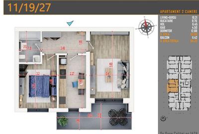 (AP11/1/BL2) 2 camere, Titan - Pallady - Metrou Teclu