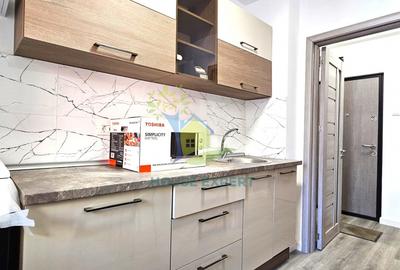Apartament cu 2 camere semidecomandat, mobilat în Giurgiului