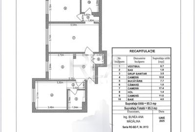 3 camere, P/8, bloc 1979, 66mp-Gorjului - 10