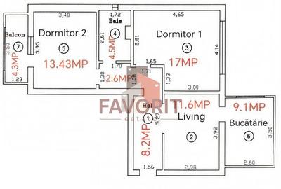 Apartament 3 camere | Zona Steaua - 11