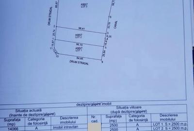 Teren Construcții intravilan de 14066 mp, în Dunavățu de Jos