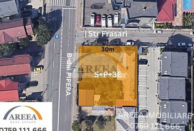 Teren Construcții intravilan de 846 mp, în Pipera