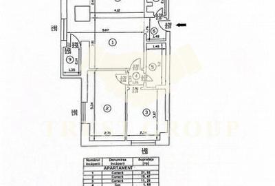 Apartament 3 camere Banu Manta | Loc de parcare - 12