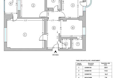 3 camerelSplaiul Unirii-Mircea Voda|An 1994|Parcare|Centrala Termica - 14