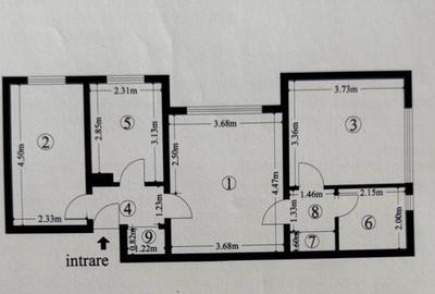 Apartament 3 camere la parter, zona Tractorul - 12