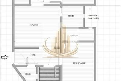 Apartament cu 3 camere semidecomandat în Traian