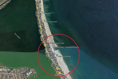 Constanta - Mamaia - in centrul statiunii, teren  cu deschidere spre plaja - 1