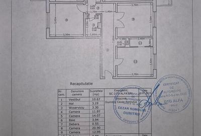 Apartment 4 camere de vanzare | Sebastian- Salaj | 109mp - 21