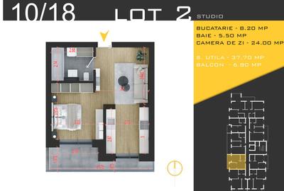 Apartament cu 2 camere decomandat în Theodor Pallady