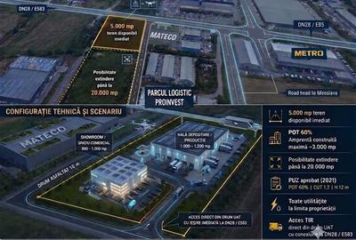 Teren Construcții intravilan de 5000 mp, în Exterior Nord
