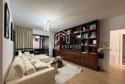 Apartament cu 3 camere decomandat, mobilat în Barbu Văcărescu
