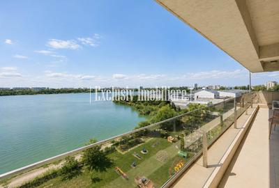 Vedere Frontala la Lac Tabacarie - Apartament de 140 mp cu 3 camere si 3 terase - 2