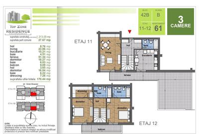 PROMO-Penthouse 3 camere_Finalizat_situat in zona comercială Pallady - 4