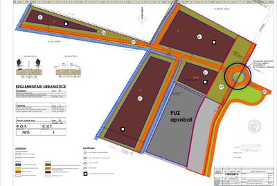 TEREN 15.000 MP situat in DN 13-Mielle, PUZ Industrial,  hale si depozite! - 1
