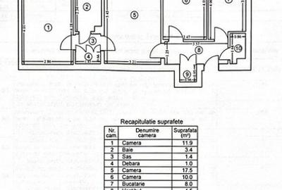 Ferdinand,Metrou,bl.reabilitat,Amenajat,2 bai,Liber - 9