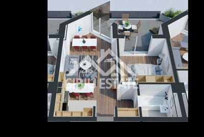 Apartament cu 2  camere-Design avangardist și confort contemporan - 8
