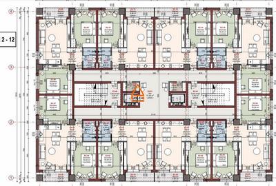 Teren - 2650 mp - Apart Hotel ( 2S+P+M+11 E )  A C -  T Vladimirescu - 5
