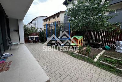 Apartament 3 camere cu grădină 100 mp.  loc de parcare-Calea Cisnadiei - 1