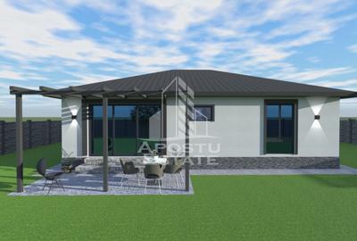 Casa individuala pe parter, 4 camere si 2 bai, 530 mp teren - 1