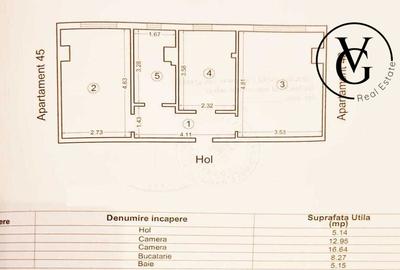Apartament 2 Camere - Compozitorilor - Centrala Proprie - 9