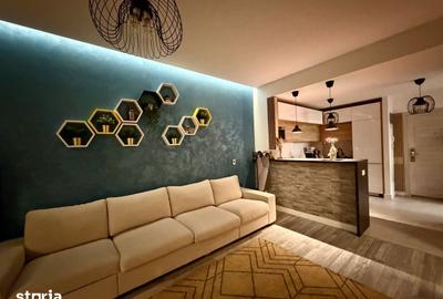 Apartament cu 2 camere semidecomandat, mobilat în Central