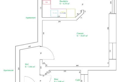 Garsonieră confort I de închiriat, parțial mobilată, Bld. Gării, Nr. 21 - 8