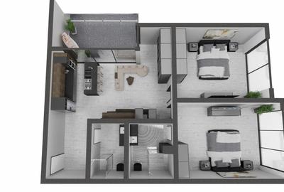 Apartament 3 camere Mamaia  - O.B.A Lake - Proiect finalizat- Parcare inclusa. - 12