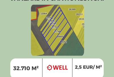 5 terenuri agricole de vânzare în Sântionlunca! - 1