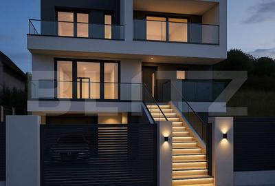 Casa individuala, 280mp, 500 teren, garaj dublu, terasa circulabila, Chinteni! - 1