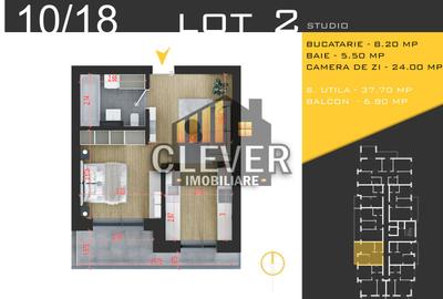 Garsonieră semidecomandată în Theodor Pallady