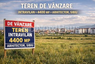 Teren Construcții intravilan de 4400 mp, în Arhitecților - Calea Cisnădiei